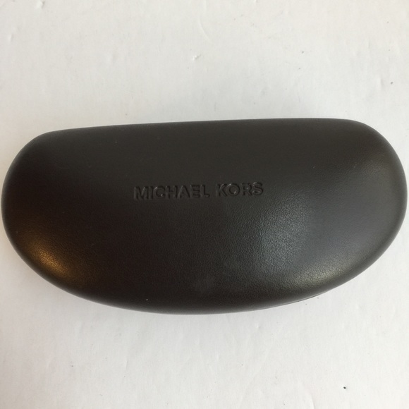 MICHAEL KORS BROWN HARD SHELL SUNGLASS CASE